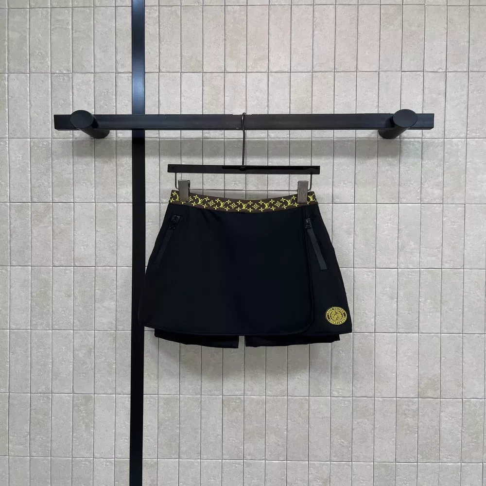 루이비통 모노그램 허리 밴드 스커트 팬츠