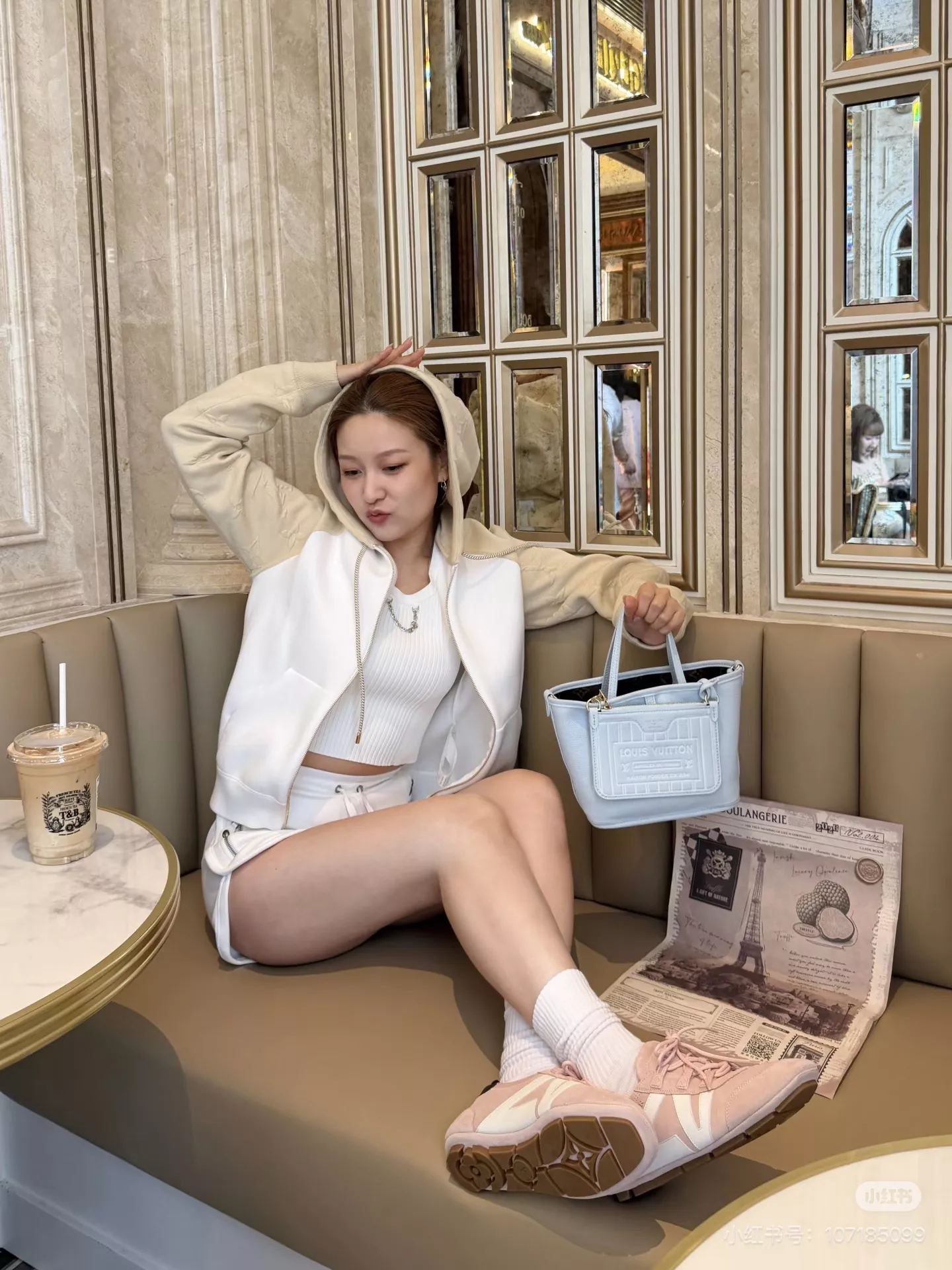 로에베 배색 자카드 후드 집업 재킷 상세 이미지 39