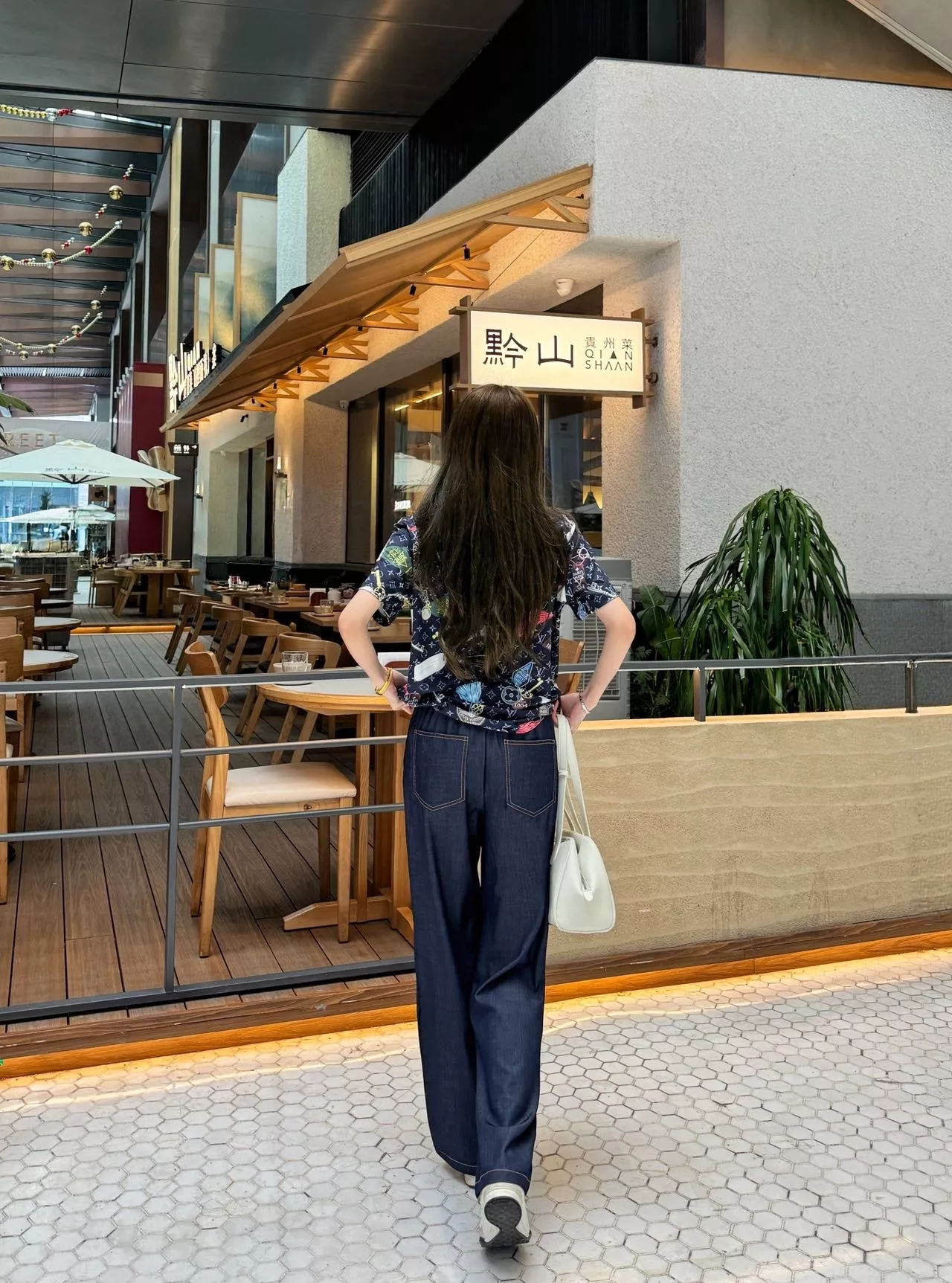 디올 로고 자수 스트링 와이드 팬츠 상세 이미지 18