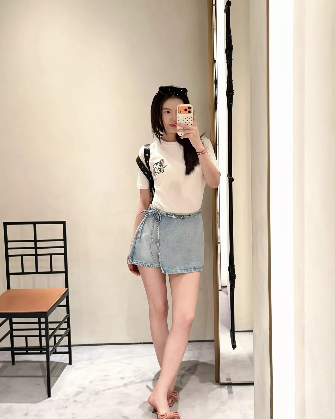 로에베 스트랩 데님 스커트 상세 이미지 41