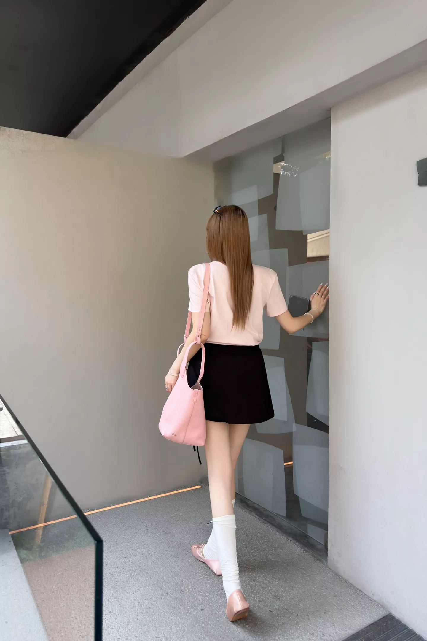 로에베 로고 포인트 울 혼방 팬츠 스커트 상세 이미지 48