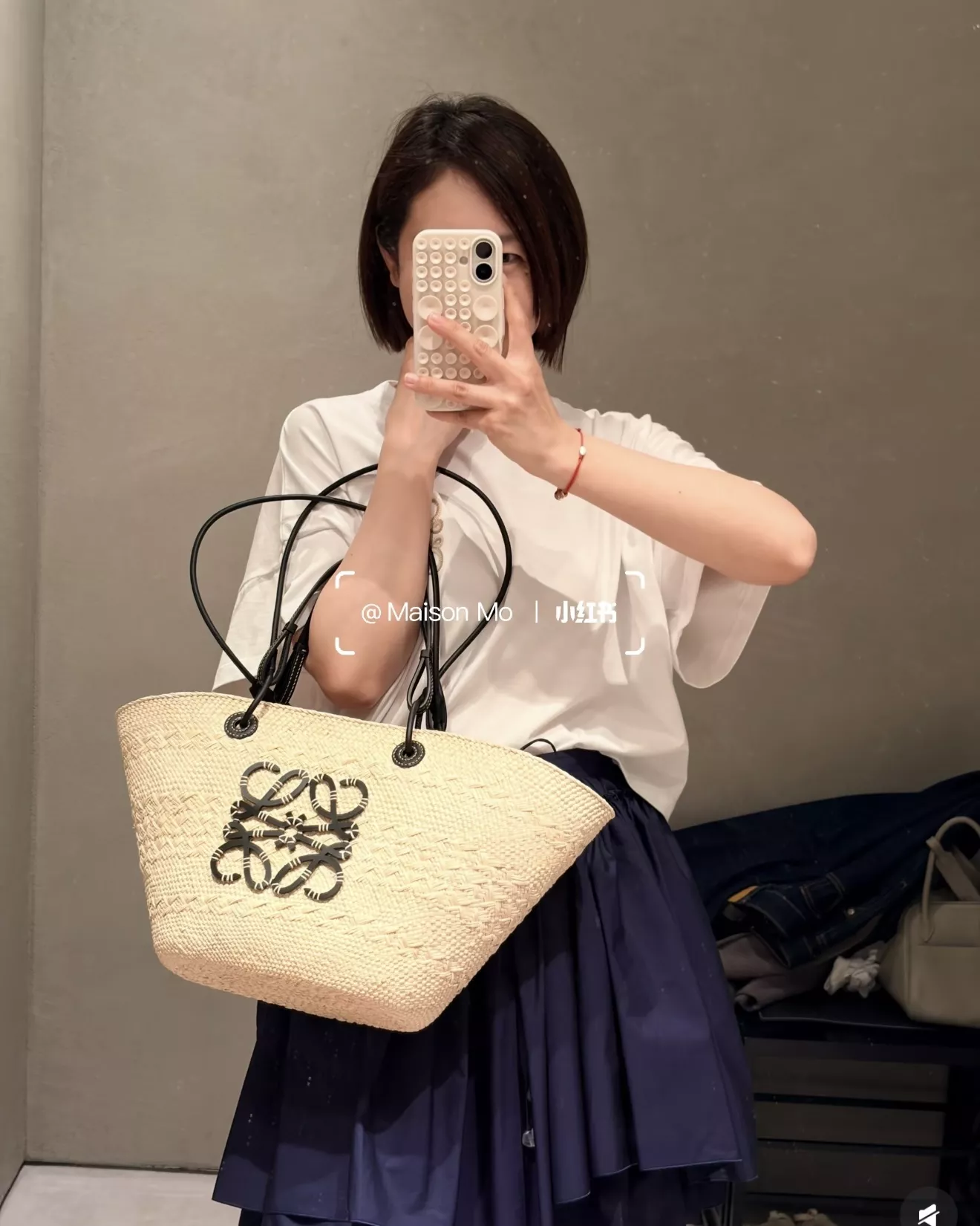 로에베 코튼 셔링 플레어 스커트 상세 이미지 22