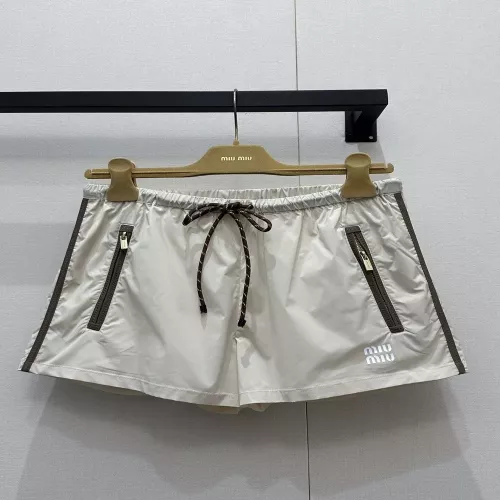 미우미우 나일론 지퍼 숏팬츠
