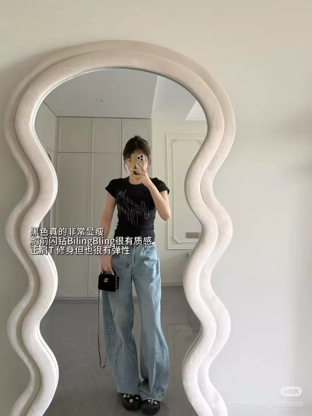 알렉산더왕 여성 레터링 큐빅 슬림 반팔티 상세 이미지 20