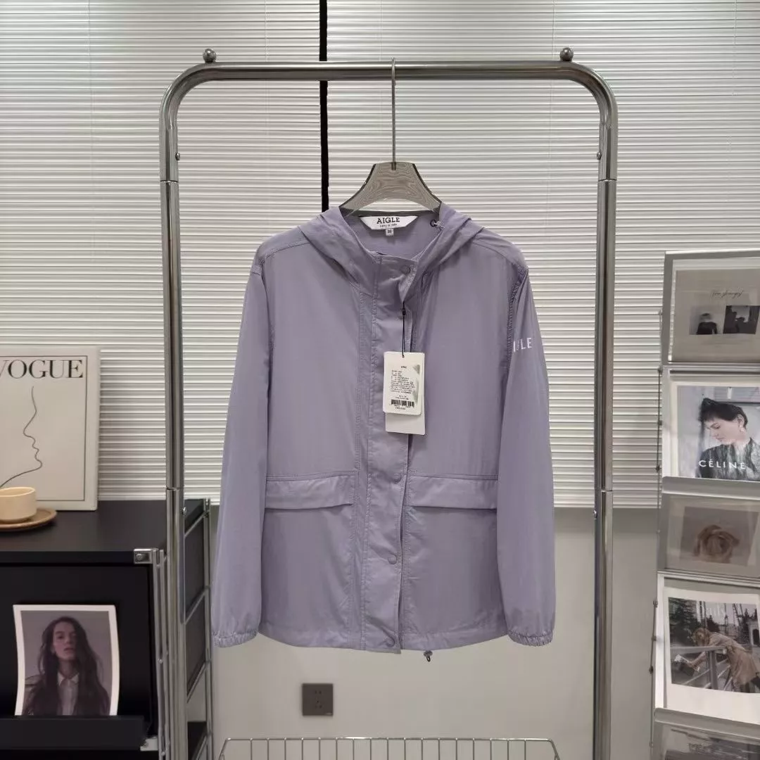 에이글 여성 스탠드넥 후드 경량 재킷 상세 이미지 1