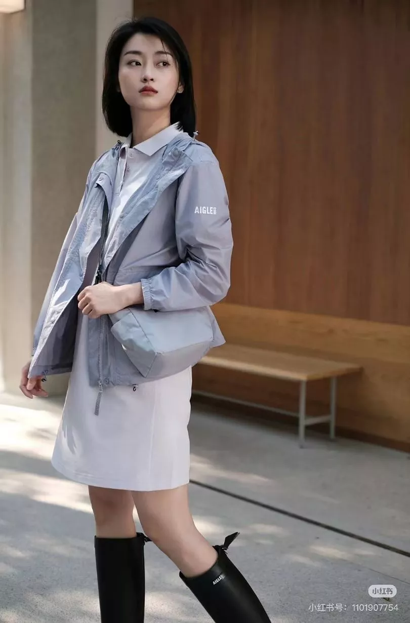에이글 여성 스탠드넥 후드 경량 재킷 상세 이미지 12