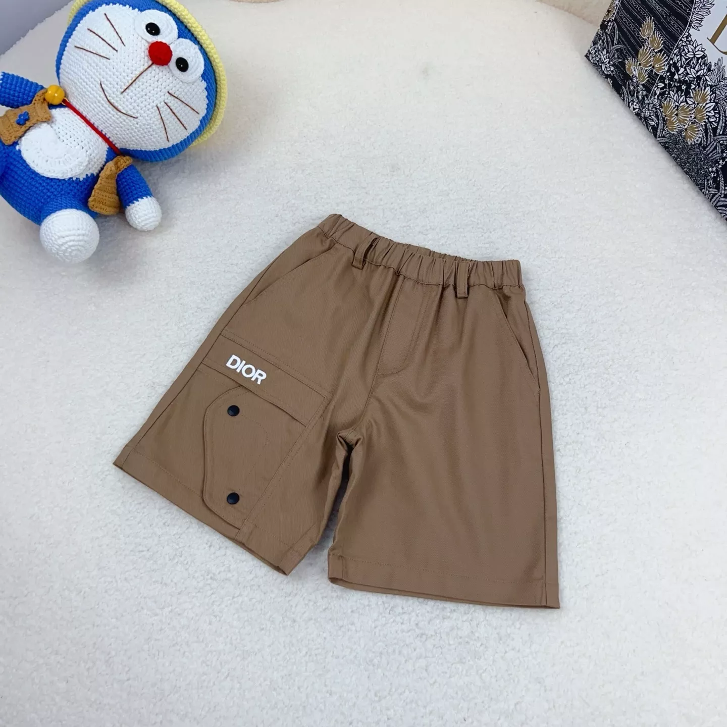 디올 아동 카라 티셔츠 반바지 세트 상세 이미지 8