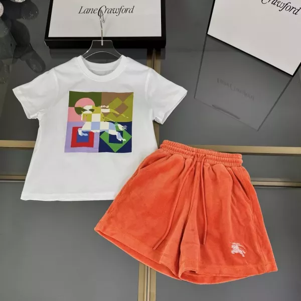버버리 전마 그래픽 반소매 세트