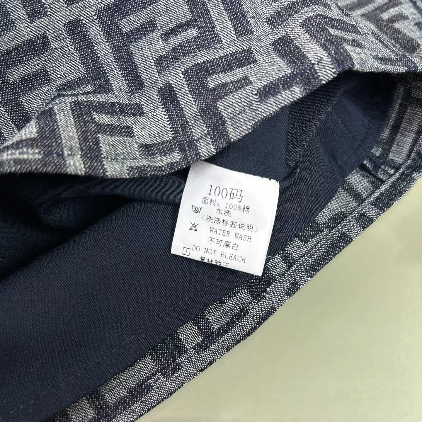 펜디 워싱 프린트 데님 원피스 상세 이미지 9