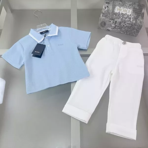 보스 남아 폴로 상하의 세트