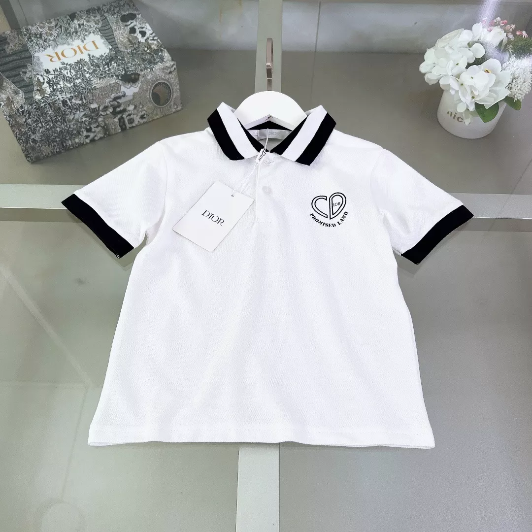 디올 카라 반소매 폴로 상의와 반스커트 세트 상세 이미지 3