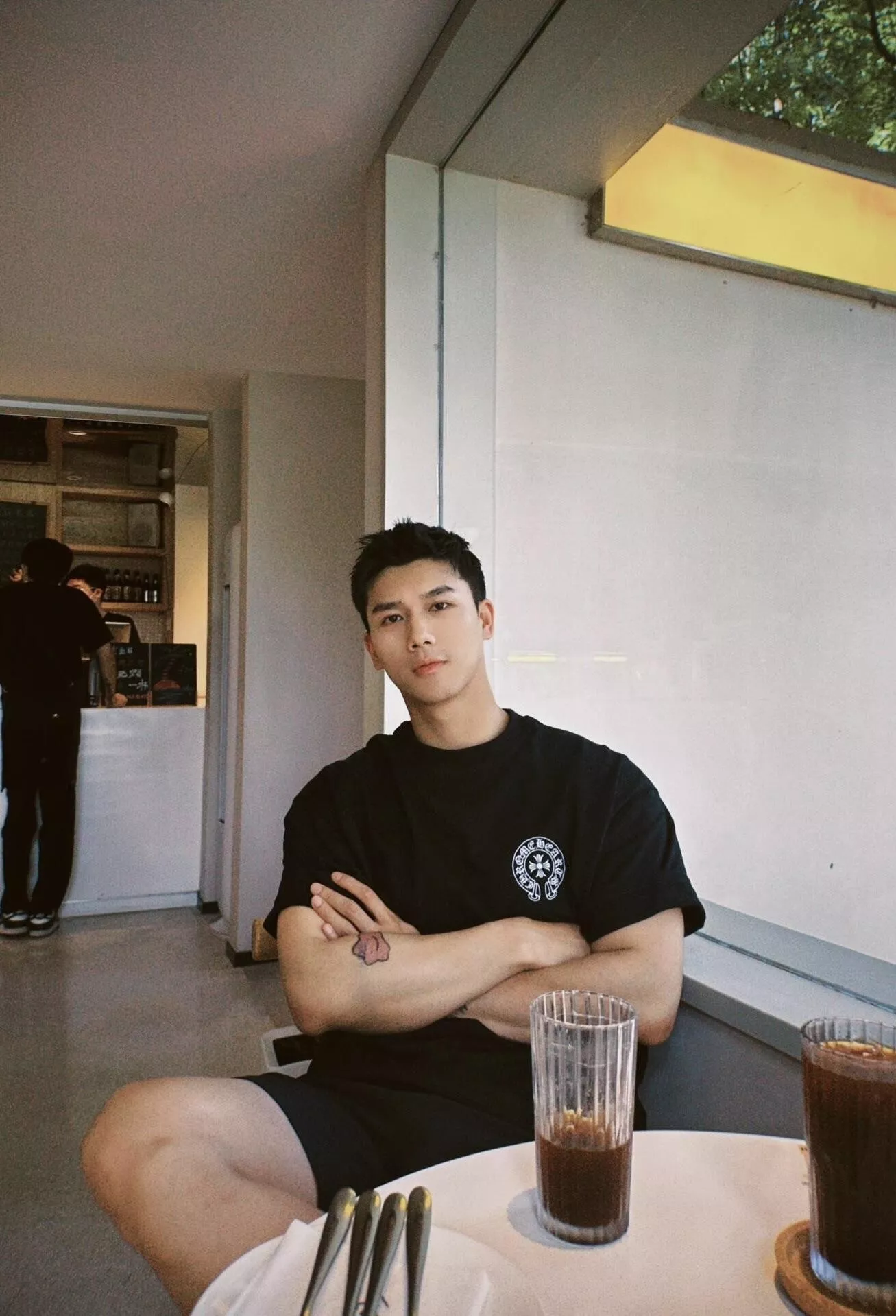 크롬하츠 자수 로고 반소매 티셔츠 상세 이미지 20
