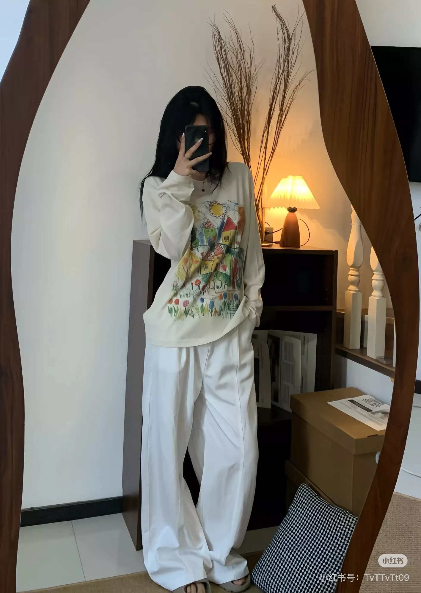 노브랜드 복고 핸드드로잉 그래피티 시스루 커버업 상세 이미지 20