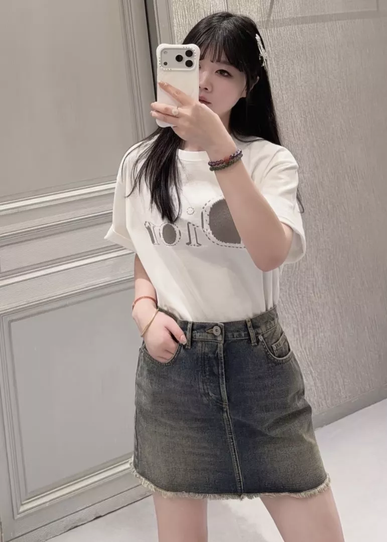 디올 로고 프린트 루즈핏 반팔 티셔츠 상세 이미지 34