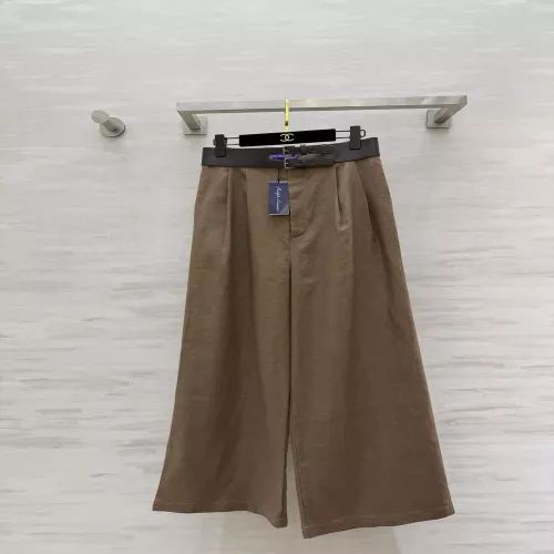 랄프로렌 퍼플라벨 린넨 와이드 팬츠