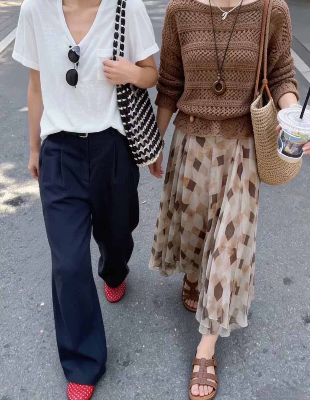 브루넬로쿠치넬리 다이아 패턴 쉬폰 스커트 상세 이미지 11