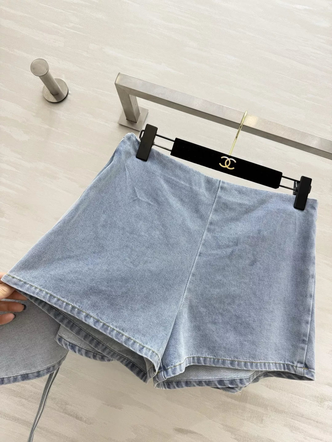 로에베 랩 디자인 데님 치마바지 상세 이미지 7