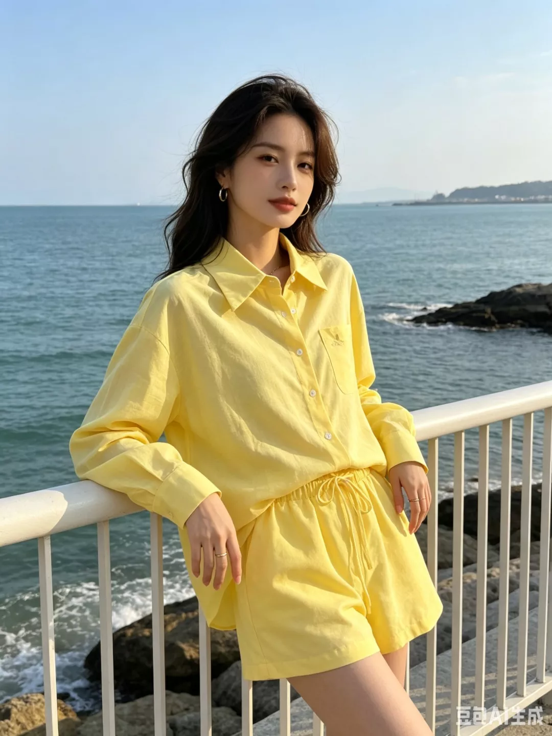 비비안웨스트우드 오버사이즈 셔츠 반바지 세트 상세 이미지 11
