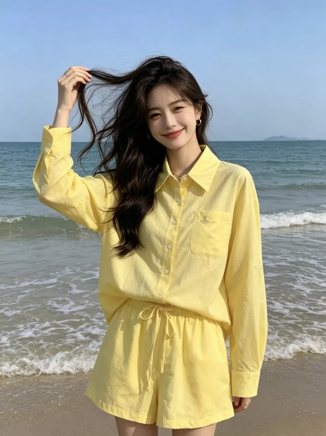 비비안웨스트우드 오버사이즈 셔츠 반바지 세트 상세 이미지 10