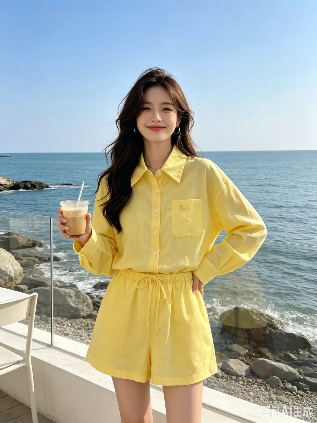 비비안웨스트우드 오버사이즈 셔츠 반바지 세트 상세 이미지 12