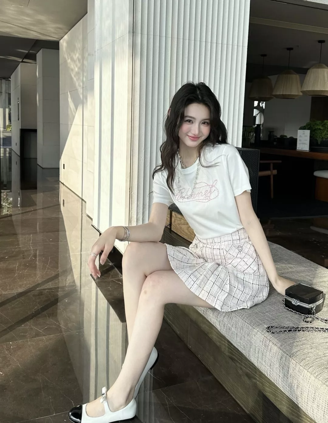 샤넬 자수 로고 반소매 티셔츠 상세 이미지 15