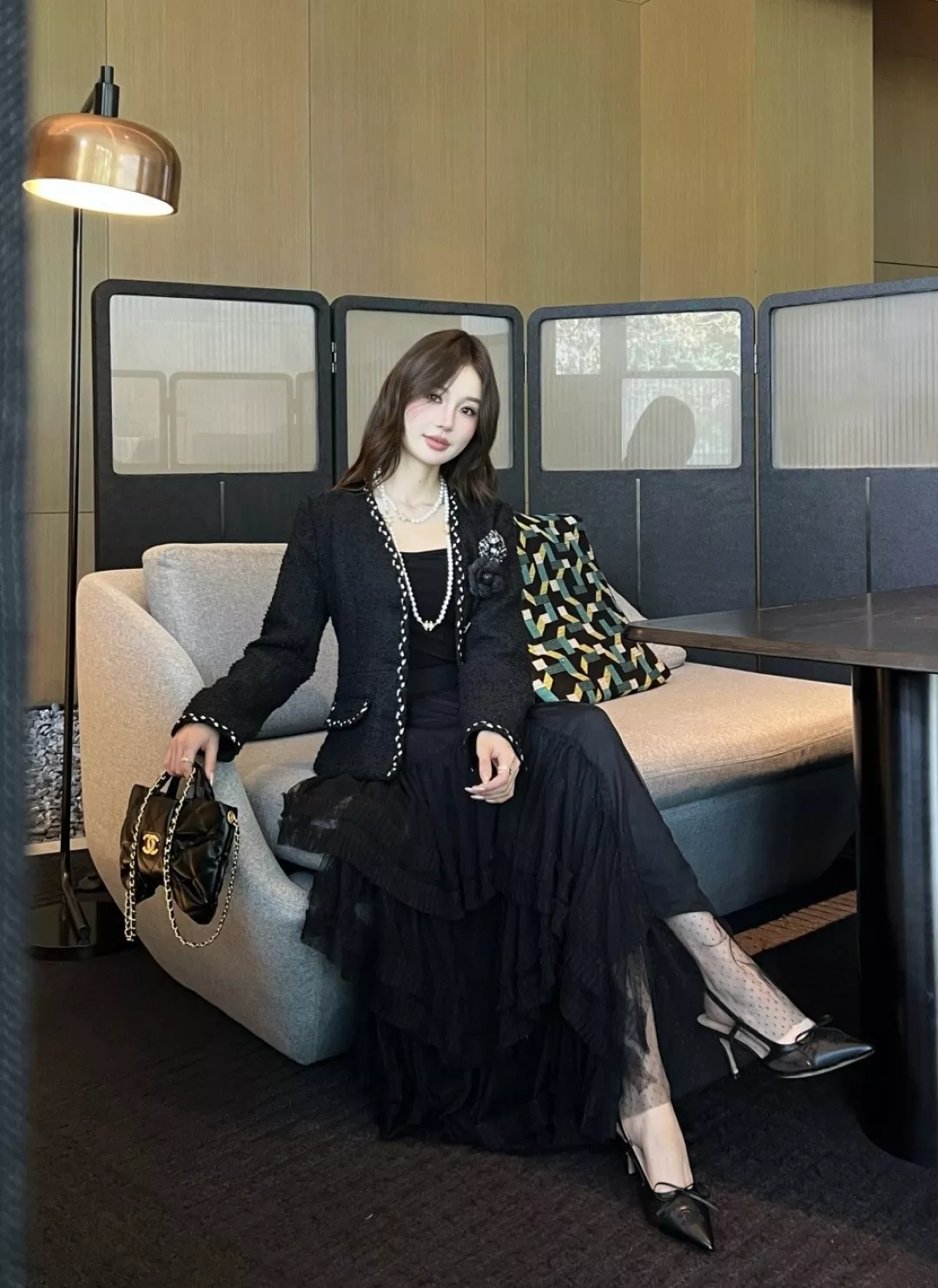 샤넬 도트 망사 캉캉 스커트 상세 이미지 28