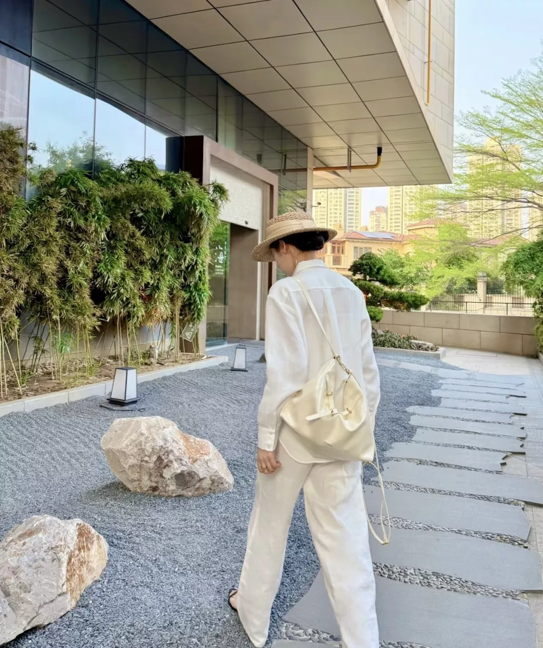 에르마노설비노 자수 린넨 질감 셔츠 상세 이미지 14