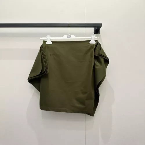 로에베 올리브그린 언밸런스 스커트