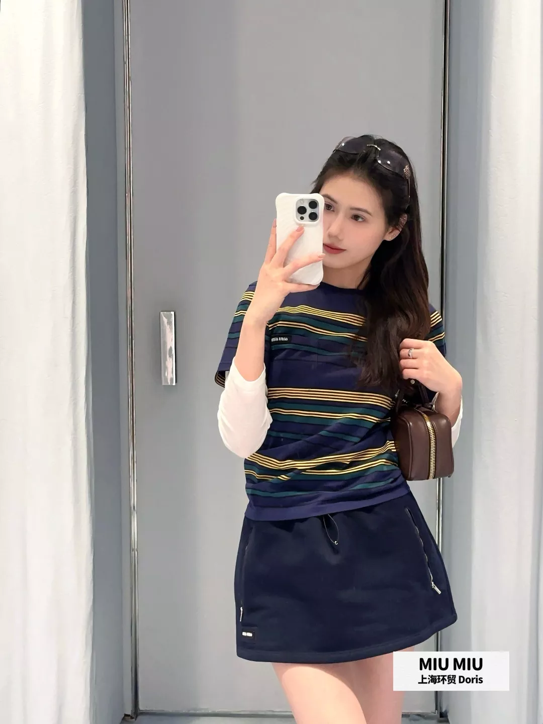 미우미우 후드 집업 재킷 상세 이미지 7