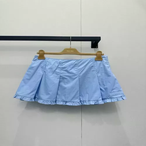 미우미우 프릴 플리츠 스커트