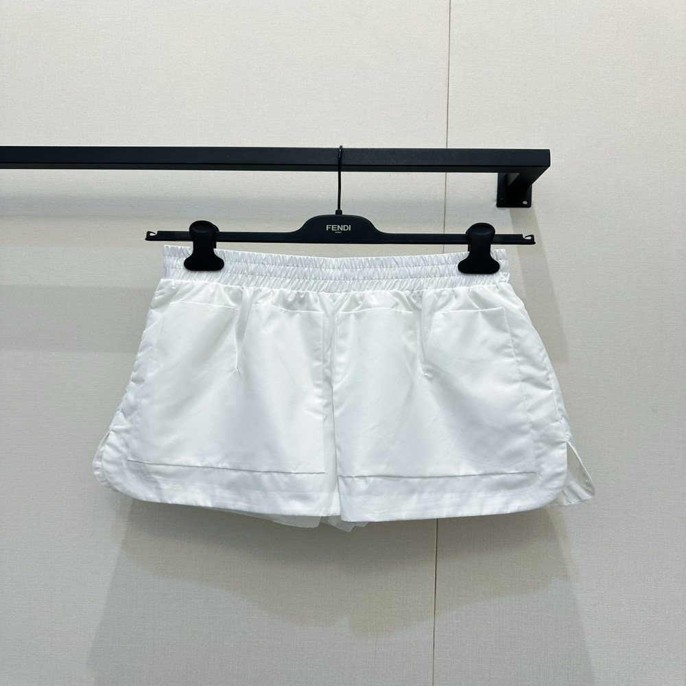 펜디 자수 로고 밴딩 숏팬츠