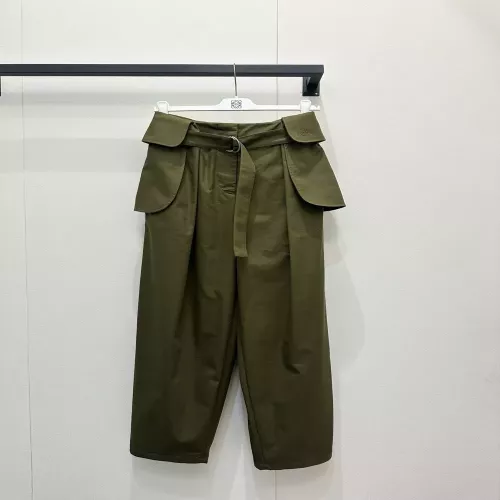 로에베 하이웨이스트 와이드 팬츠