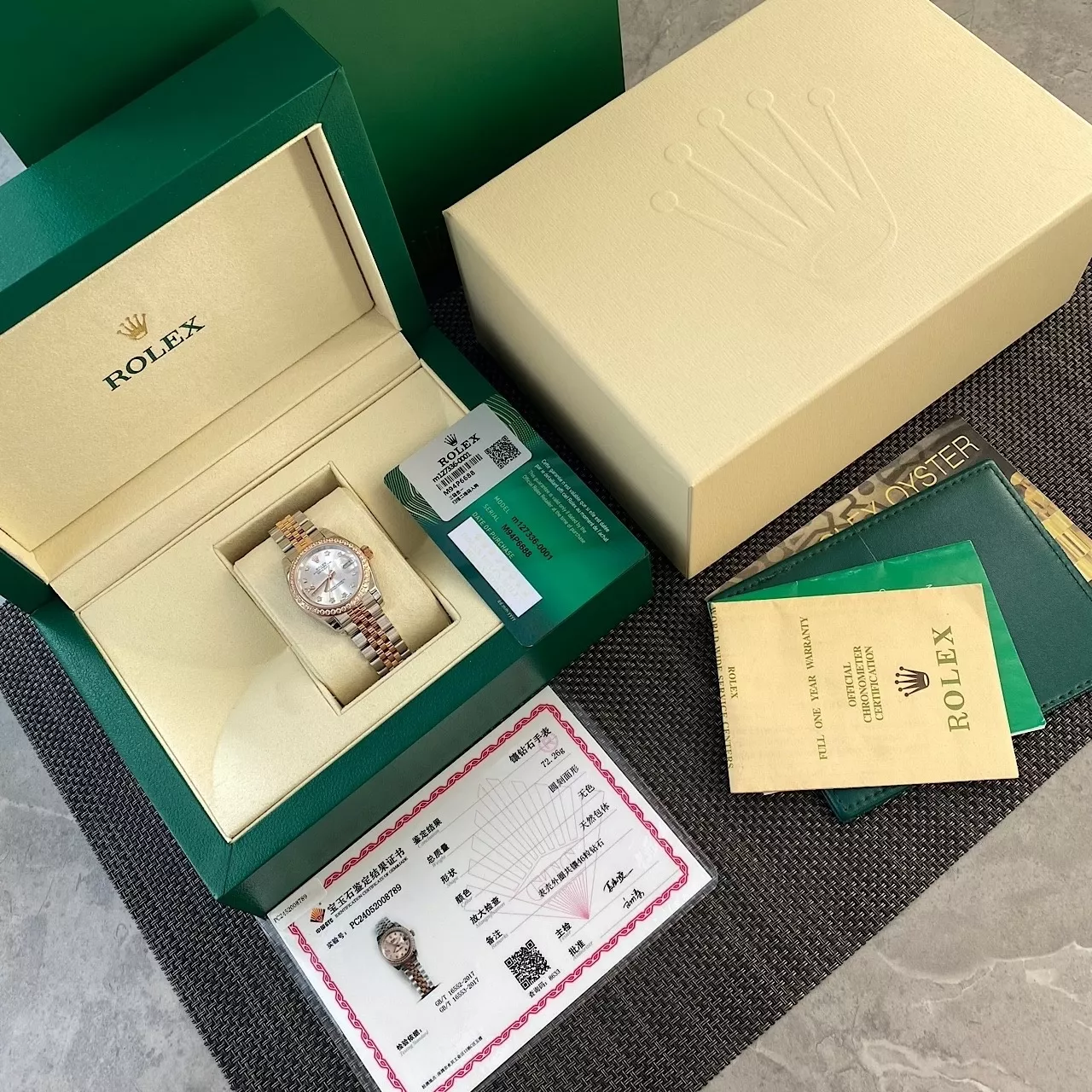롤렉스 다이아 베젤 콤비 손목시계 상세 이미지 2