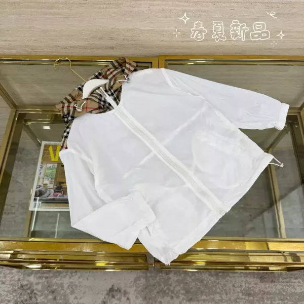 버버리 아동 후드 집업 자외선 차단 점퍼