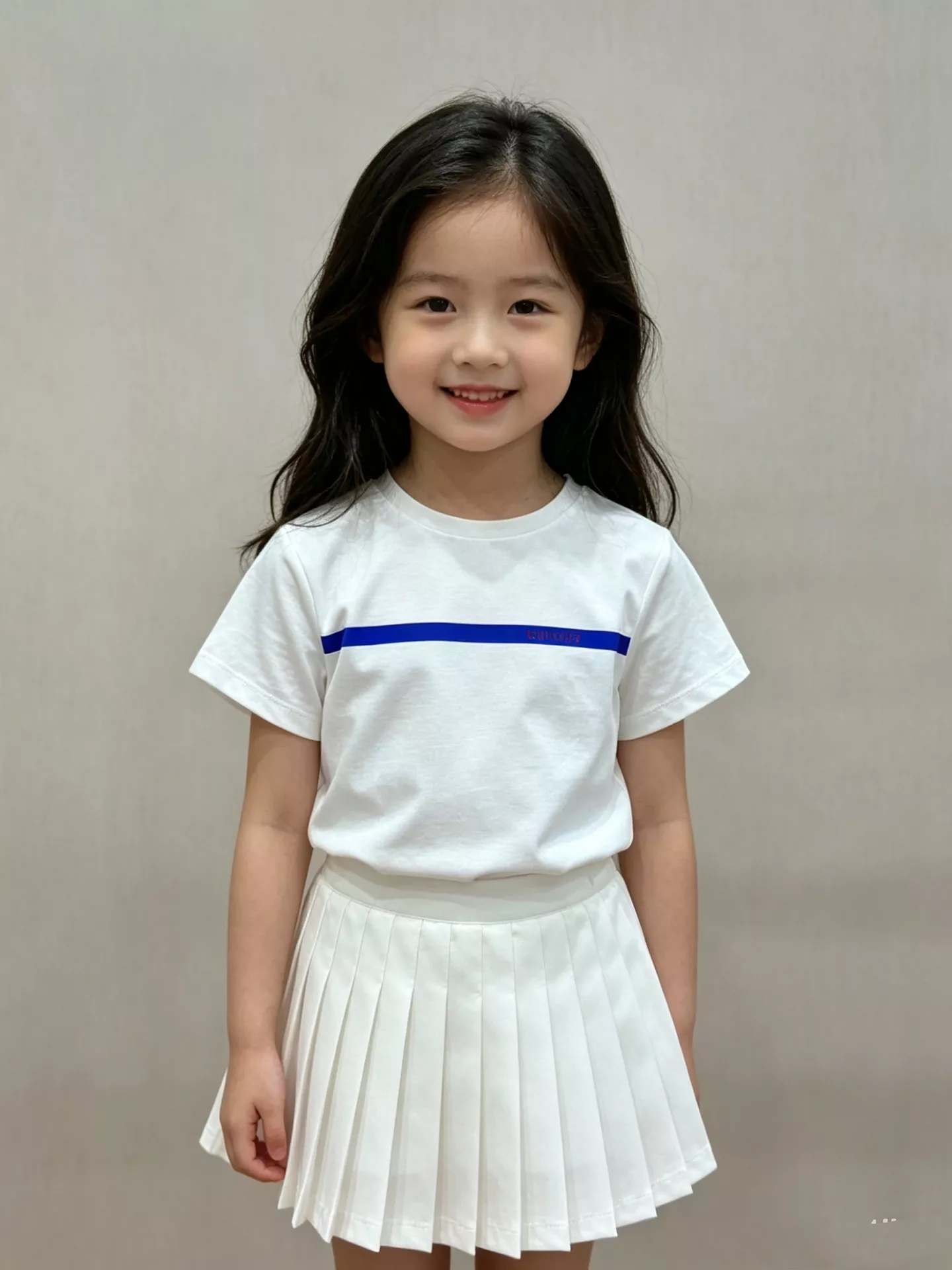 구찌 블루 스트라이프 로고 코튼 티셔츠 상세 이미지 24