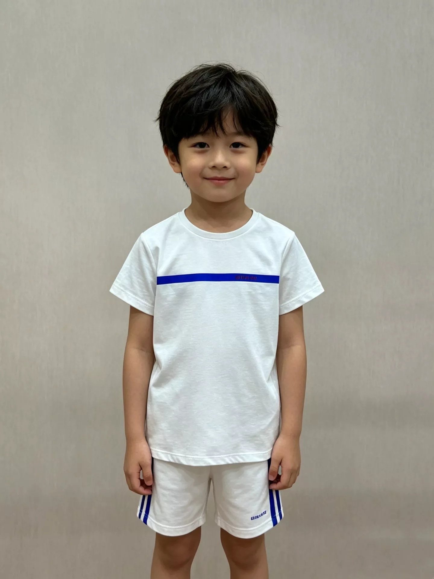 구찌 블루 스트라이프 로고 코튼 티셔츠 상세 이미지 28