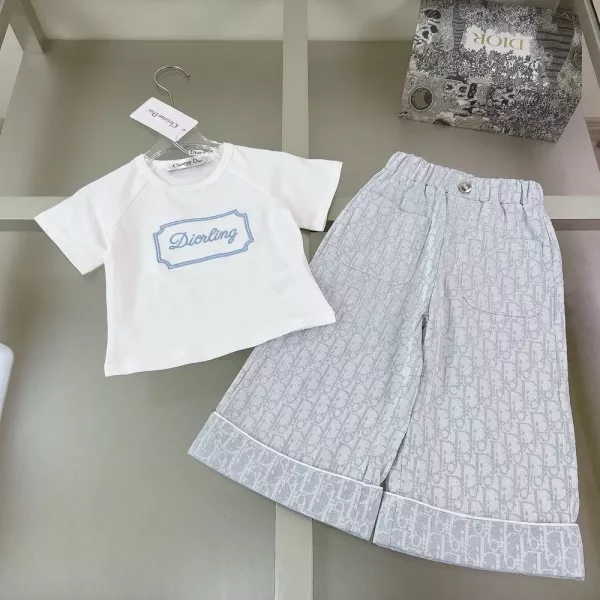 디올 아동 데님 팬츠 세트