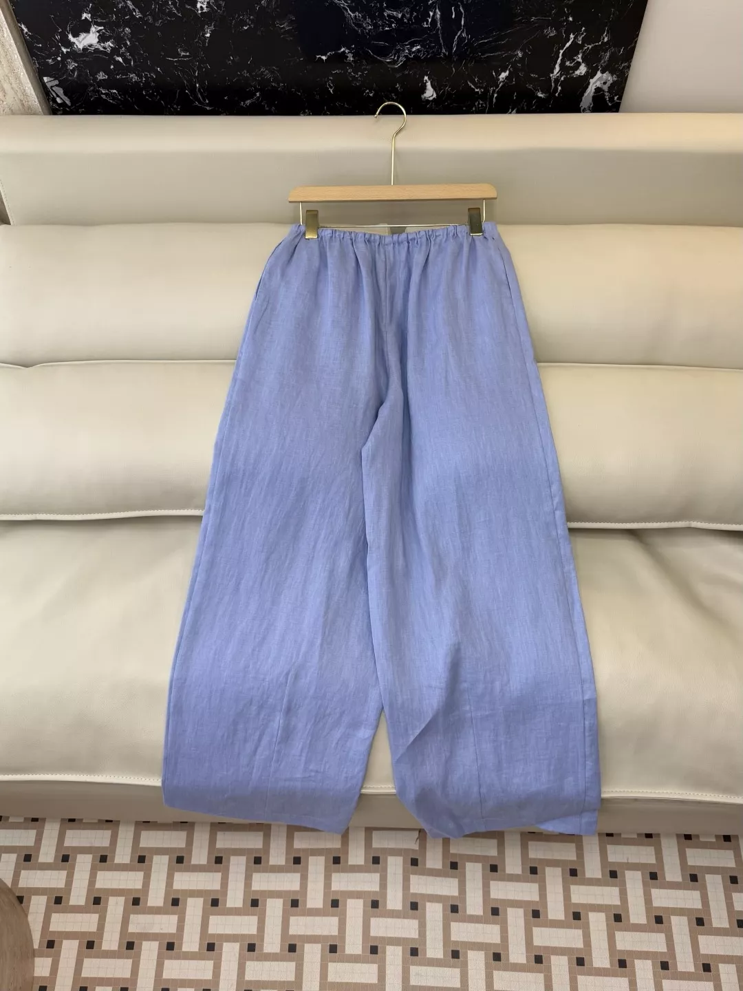 브루넬로쿠치넬리 린넨 와이드 롱 팬츠 상세 이미지 2