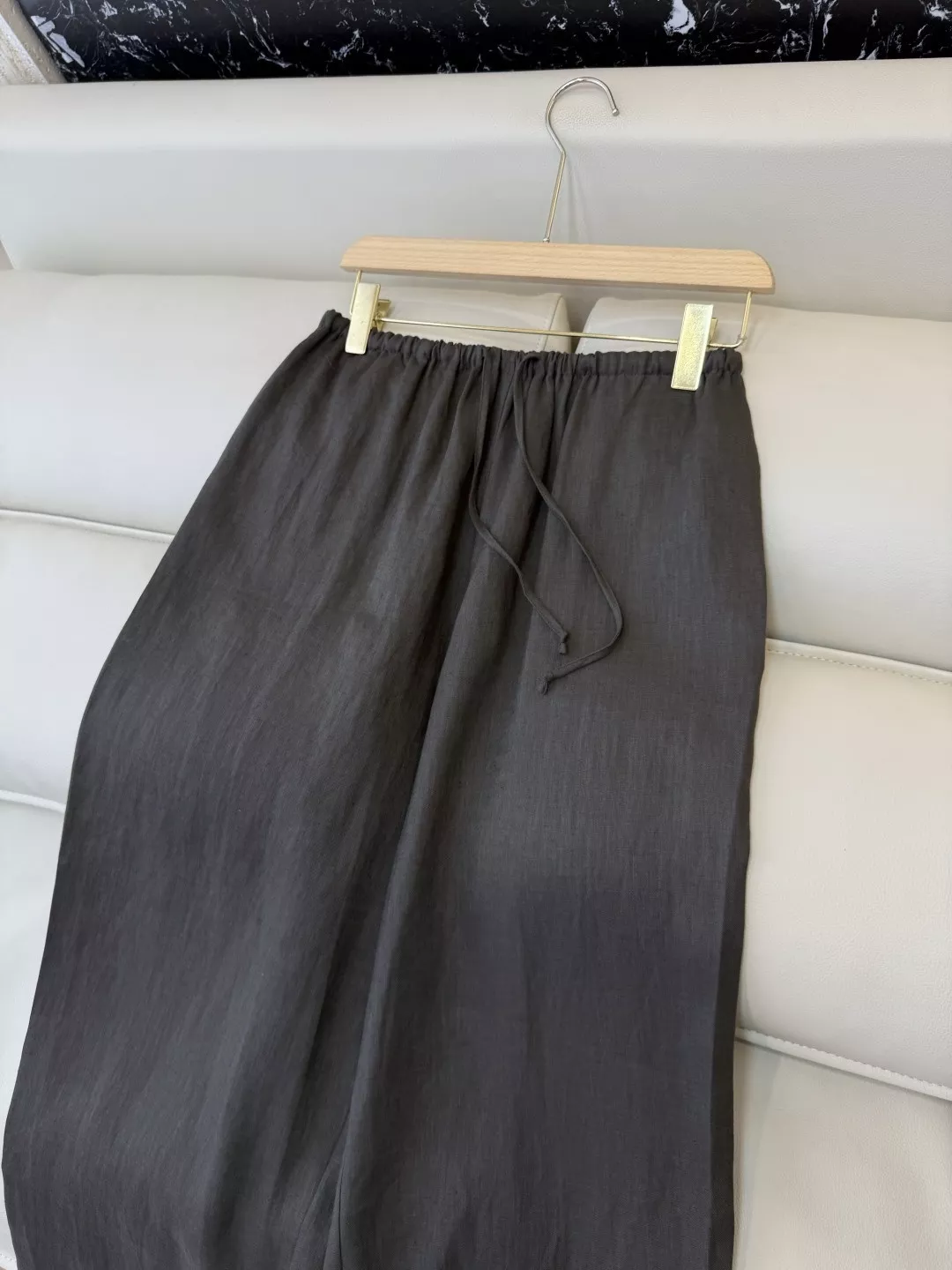 브루넬로쿠치넬리 린넨 와이드 롱 팬츠 상세 이미지 7