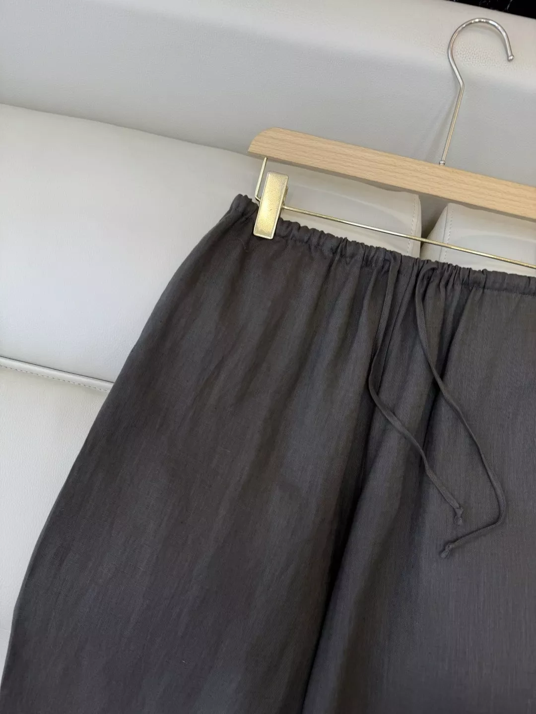 브루넬로쿠치넬리 린넨 와이드 롱 팬츠 상세 이미지 6