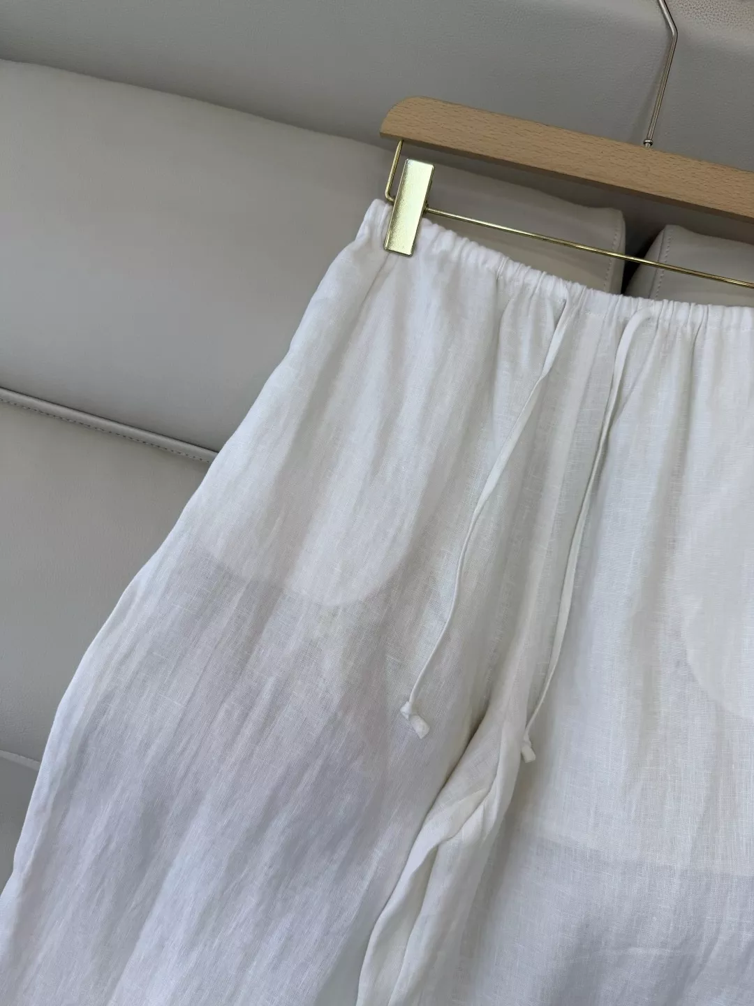 브루넬로쿠치넬리 린넨 와이드 롱 팬츠 상세 이미지 4