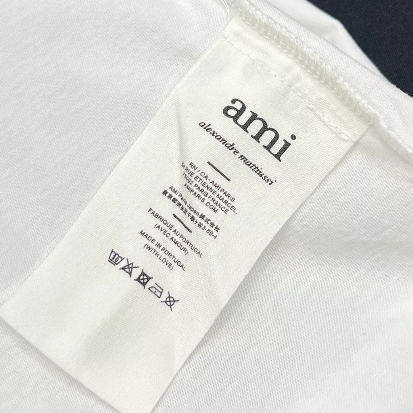 아미 하트 로고 자수 라운드넥 반팔 티셔츠 상세 이미지 23