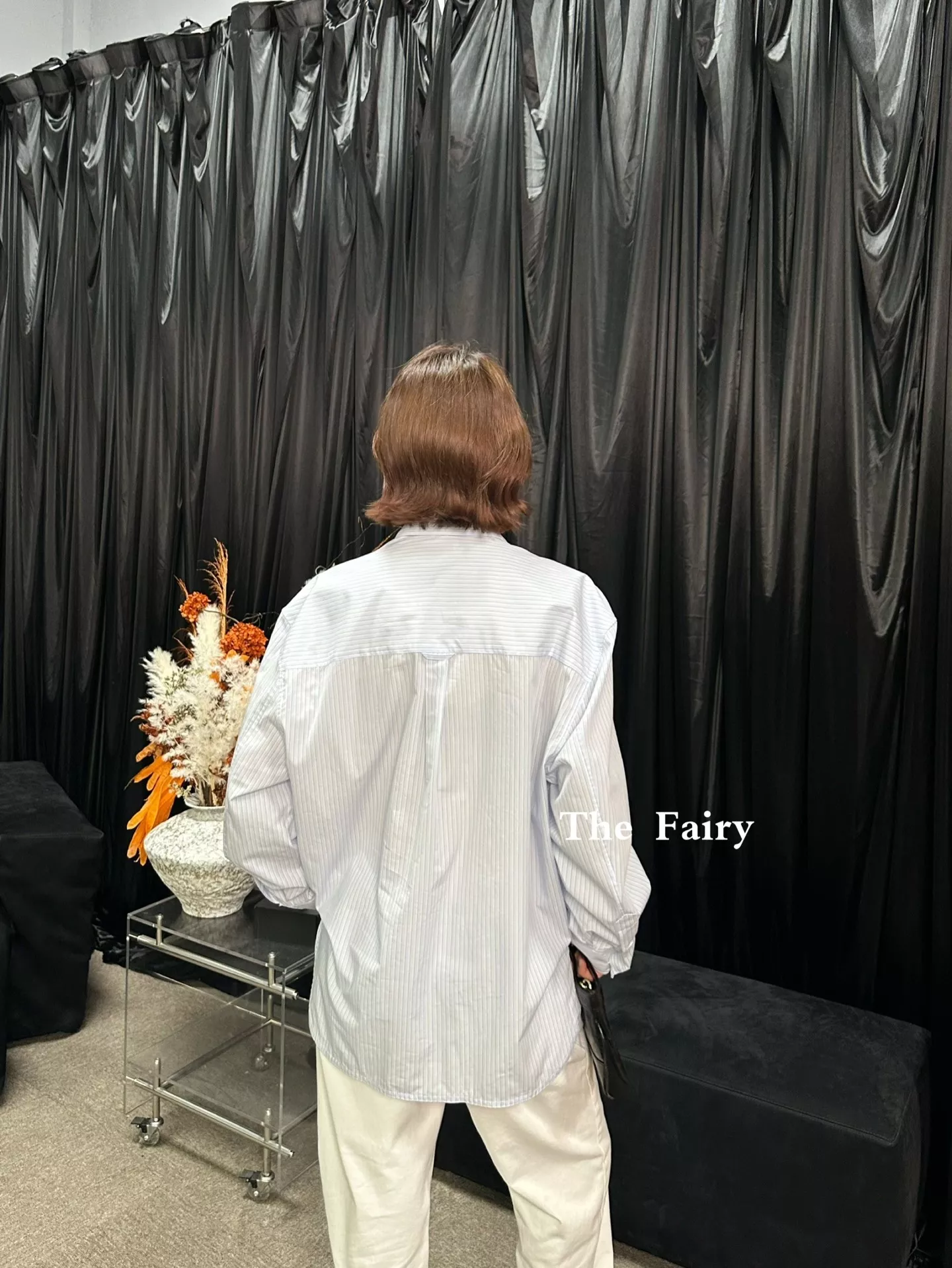 샤넬 스트라이프 코튼 셔츠 상세 이미지 18