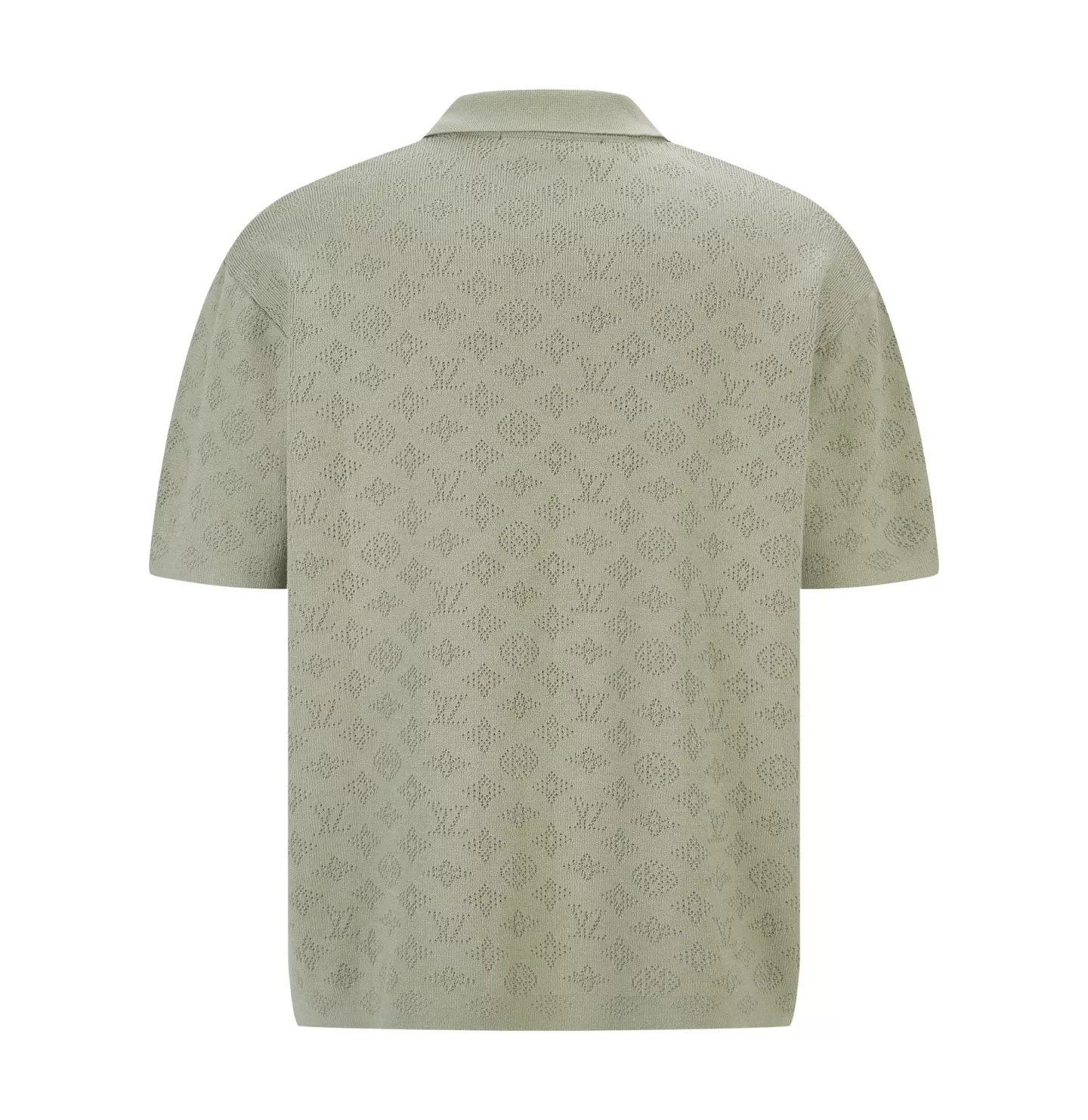 루이비통 모노그램 메쉬 니트 폴로 반소매 상세 이미지 2
