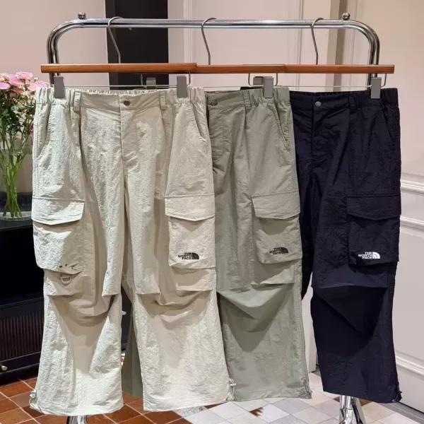 노스페이스 커플 와이드 카고 조거 팬츠