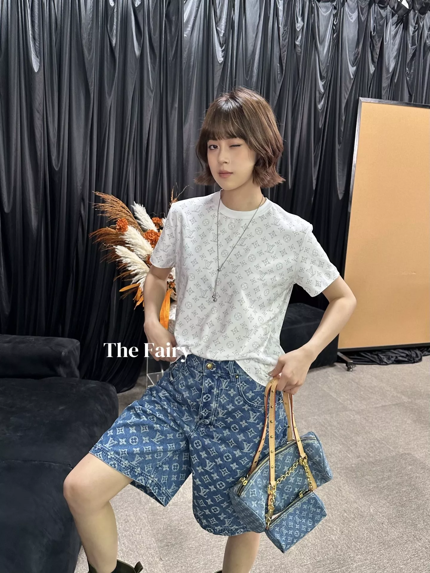 루이비통 모노그램 자카드 데님 쇼츠 상세 이미지 10