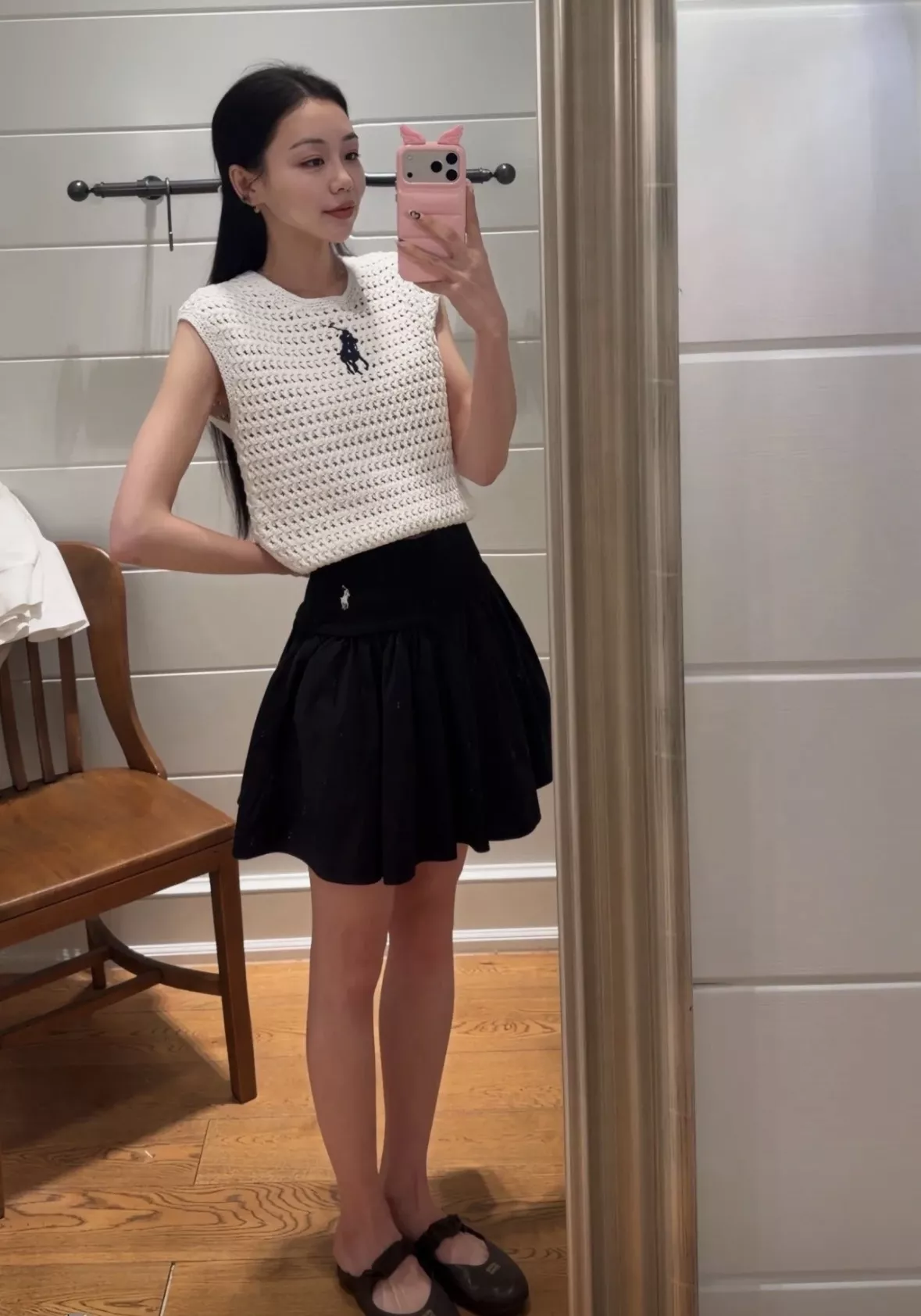 랄프로렌 여성 플리츠 A라인 스커트 상세 이미지 66