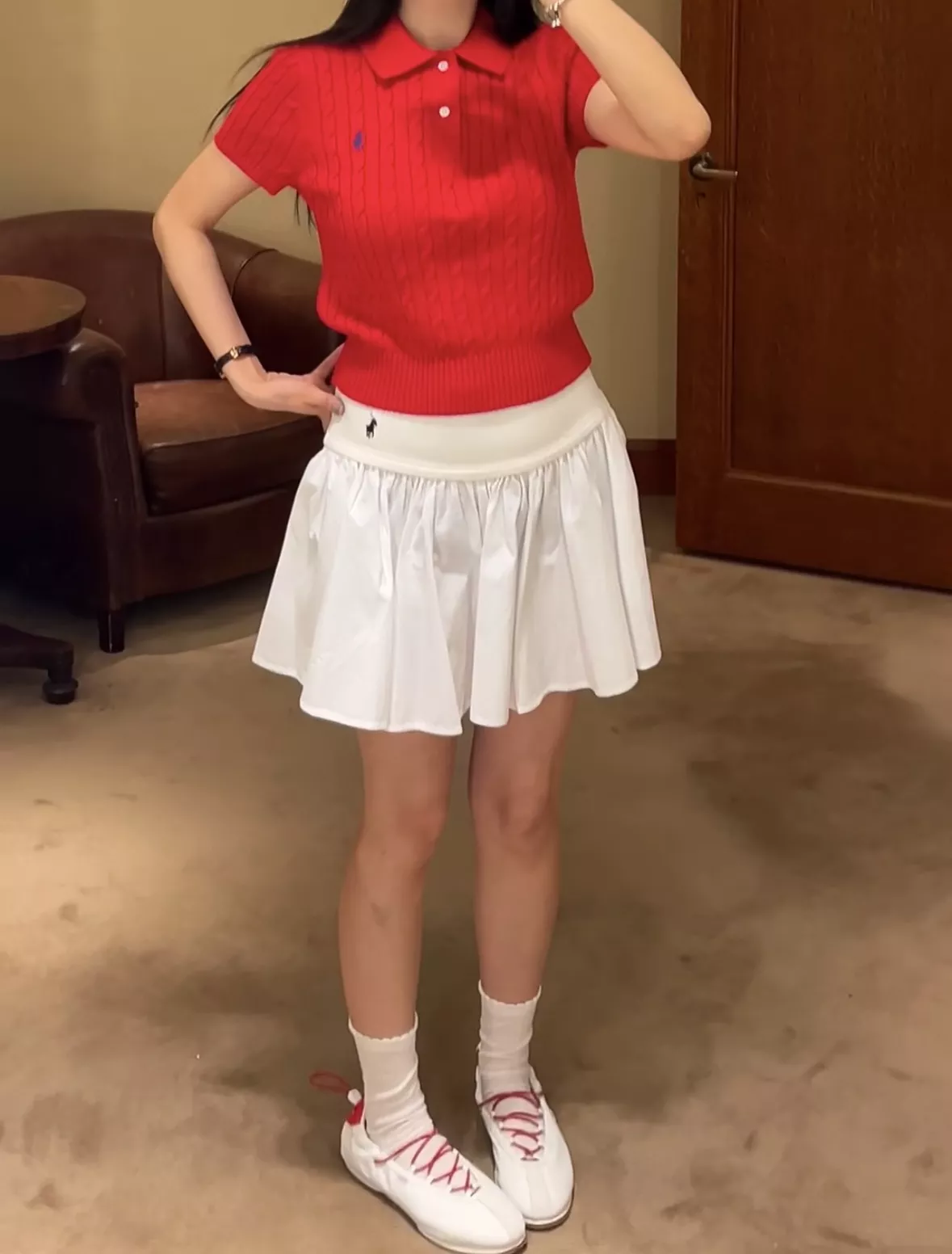 랄프로렌 여성 플리츠 A라인 스커트 상세 이미지 78