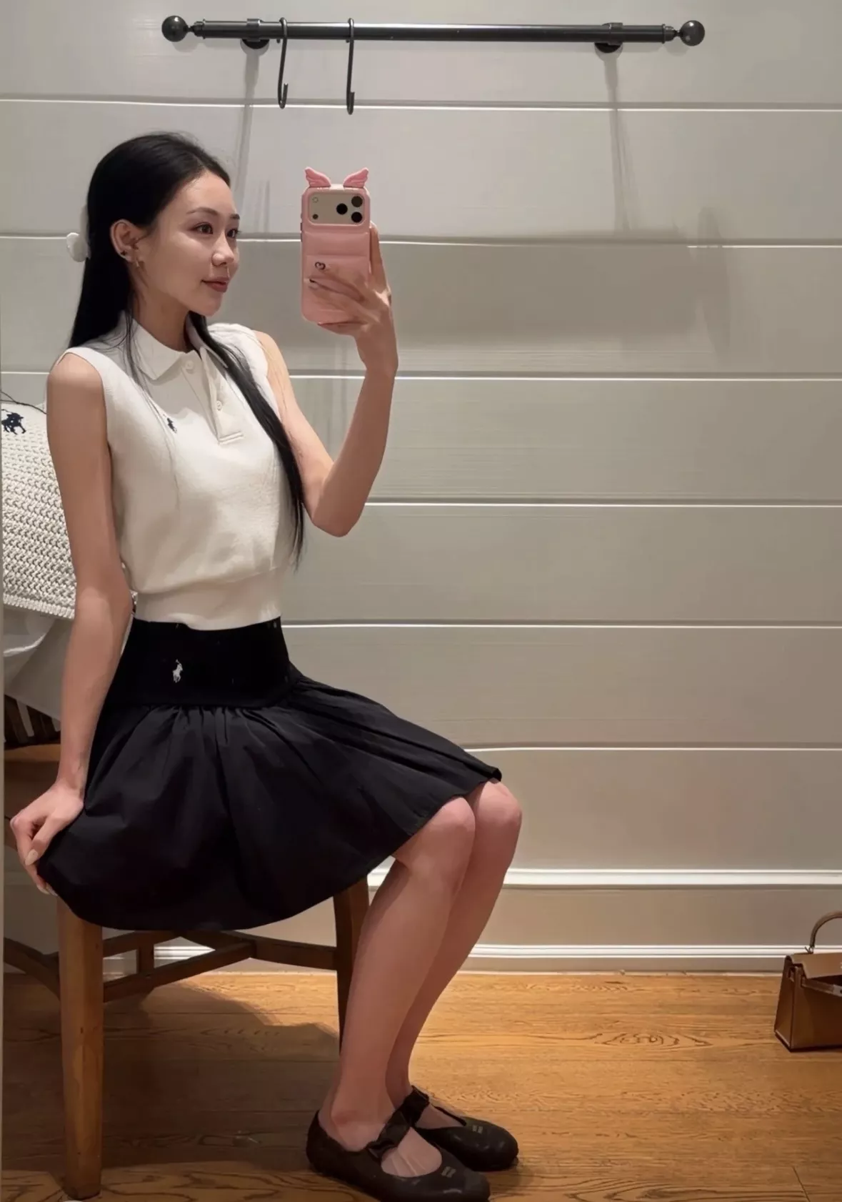 랄프로렌 여성 플리츠 A라인 스커트 상세 이미지 65