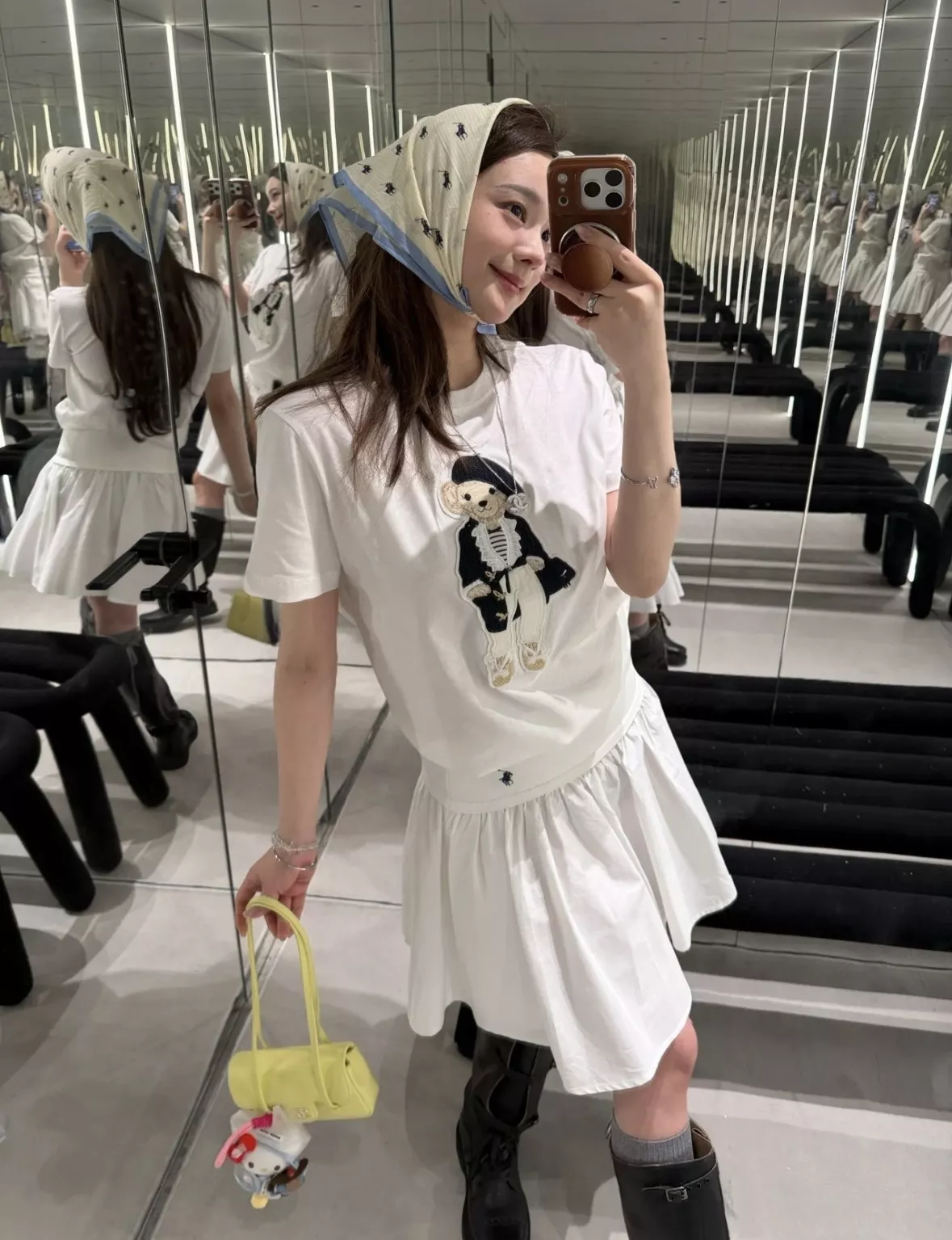 랄프로렌 여성 플리츠 A라인 스커트 상세 이미지 81